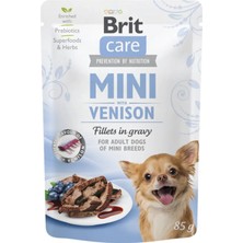 Brit Care mini Geyik Etli Soslu Küçük Irk Yetişkin Köpek Yaş Maması 85GR
