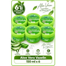 Cire Aseptine Vazelin Aloevera 150 ml 6 Adet