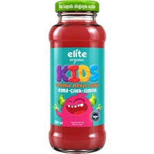 Elite Naturel Kids Organik Elma-Çilek-Limon Meyve Suyu 200 ml