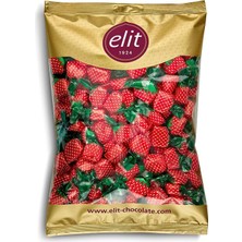 TeknoKapsül Elit Çilek Dolgulu Bonbon Şeker 1kg