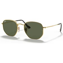 ORB Ray-Ban 3548N 001 51 Unisex Güneş Gözlüğü Hexagonal