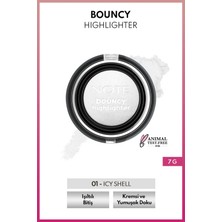 Note Cosmetics Note Bouncy Highlighter Yumuşak Kremsi Aydınlatıcı - 01 Icy Shell