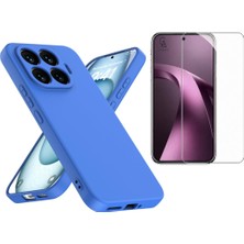 Coolacs Xiaomi Mi 17T Pro Uyumlu Içi Kadife Lansman Kılıf ve Şeffaf Temperli Cam Ekran Koruyucu