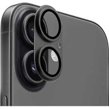 iPhone 17 Kamera Lens Koruyucu Metal Safir Görüntü Kalitesini Bozmayan Parlama Önleyici Premium Cherena