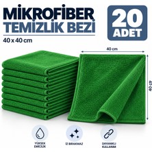 Antpap Ambalaj Temizlik Bezi Mikrofiber 40×40 – Renkli 20 Adet