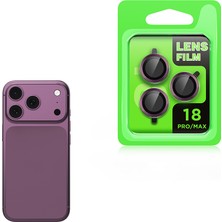 iPhone 18 Pro Kamera Lens Koruyucu Metal Tam Uyumlu Premium Axaktif