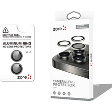 Butam Bilişim iPhone 17 Kamera Lens Koruyucu Safir Görüntü Kalitesini Bozmayan Parlama Önleyici Premium Btbm
