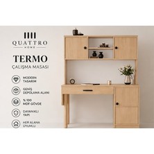 Quattro Home Termo Kitaplıklı Çalışma Masası