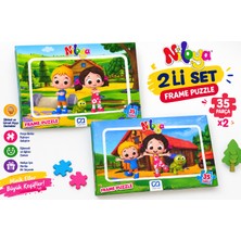 Ca Games Niloya 2’li Frame Puzzle Seti 35 Parça Çocuk Puzzle