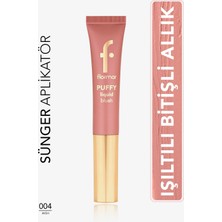 Flormar Puffy Liquid Nemlendirici Etkili & Parlak Bitişli Sünger Aplikatörlü Likit Allık