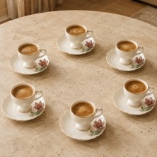 Emsan Jardin Luxe 6 Kişilik Kahve Fincan Takımı