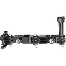 Gplus GP15V 2 Parça Aksiyon Kamera Uyumlu Vidalı 4 Yollu 13CM Hızlı Tak Uzatma Motor Kask Bağlantı Seti