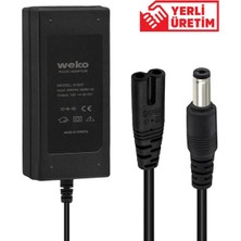 Gees Global Weko 12 Volt - 5 Amper Plastik Kasa Masaüstü Adaptör 5.5*2.5 Uçlu