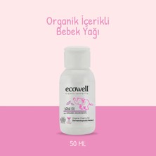Ecowell Organik İçerikli Bebe Yağı 50 ml Hassas Ciltler İçin Bitkisel Formül