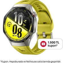 Huawei Watch GT 7 Pro 46 mm Akıllı Saat - Sarı, iOS me Android Uyumlu, Titanyum Kasa, EKG, Nano Seramik Bezel, 21 Güne Varan Pil Ömrü