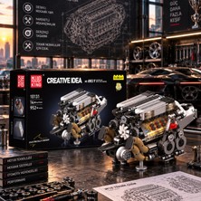 Mould King 10131 BGT W16 Motor Yapım Seti | 952 Parça