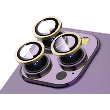 Tekno Grup iPhone 13 Pro Kamera Lens Koruyucu Safir Görüntü Kalitesini Bozmayan Parlama Önleyici Premium Tkg