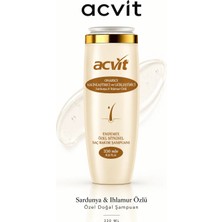 Acvit Gürleştirici ve Kalınlaştırıcı Bitkisel Şampuan 330 ML | Sardunya & Ihlamur Özlü Onarıcı Saç Bakımı