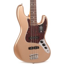 Fender American Professional Classic Jazz Bass Gülağacı Klavye Faded Firemist Gold Bas Gitar