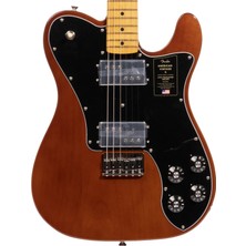 Fender American Vintage Iı 1975 Telecaster Deluxe Akçaağaç Klavye Mocha Elektro Gitar