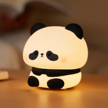 baytoptan Panda Şekilli Renk Değiştirebilen Dokunmatik Gece Lambası