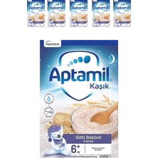 Aptamil Sütlü Bisküvili Kaşık Maması 250 gr 6 Lı