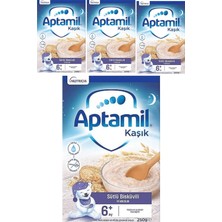Aptamil Sütlü Bisküvili Kaşık Maması 250 gr 4 Lü