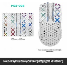 Silabor Mouse Tape Kaydırmaz Etiket – Kesilebilir Yapışkanlı Mouse Kayma Önleyici Bant 150×110 mm MGT-008