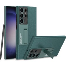 Galaxy S24 Ultra Kılıf Cherena Kıpta Standlı Kılıf