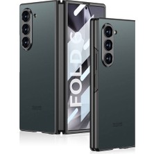 Ardemix Galaxy Z Fold 6 Kılıf Titanyum Metal Tasarımlı Admx Kıpta Caz Kılıf