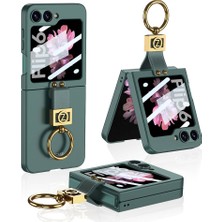 Mobilefix Galaxy Z Flip 6 Kılıf Mbfx Z Harfli Yüzüklü Kıpta Kılıf
