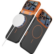 Sickossi iPhone 17 Pro Kılıf M-Safe Şarj Özellikli Çift Parçalı Scks Napoli Kılıf