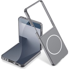 Mobilefix Galaxy Z Flip 7 Kılıf Wireless Şarj Özellikli Mbfx Kıpta M-Safe Kılıf