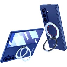 Rengareng Galaxy Z Fold 7 Kılıf M-Safe Şarj Özellikli Mnc Kıpta Yüzüklü Kamera Korumalı Kılıf