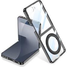 Ardemix Galaxy Z Flip 7 M-Safe Şarj Özellikli Admx Kıpta Kpt-02 Standlı Kılıf