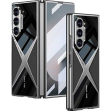 No 7 Tech Galaxy Z Fold 6 Kılıf Ultra Ince Kamera Korumalı Pc + Deri Arka Yüzey N7TH X-Pro Kılıf