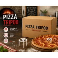 Antpap Ambalaj Pizza Tripod Beyaz 1000 Adet – Pizza Kutu Destek Aparatı