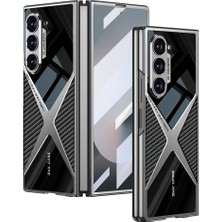 Galaxy Z Fold 6 Kılıf Ultra Ince Kamera Korumalı Pc + Karbon Arka Yüzey Cherena X-Pro Kılıf