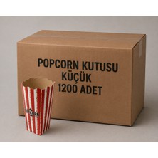 Antpap Ambalaj Küçük Popcorn Kutusu 1200 Adet – Patlamış Mısır Kutusu
