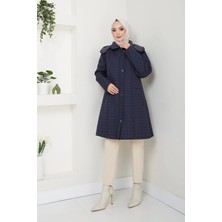 Nevayla Moda Içi Kürklü Kapüşonlu Kaban Mont