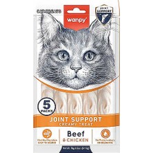 Wanpy Bone Support Sığır Eti ve Tavuklu Fonksiyonel Krema Kedi Ödülü 5X14GR