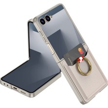 Gns Store Galaxy Z Flip 7 Gnst Kıpta Yüzüklü Kartlıklı Kılıf