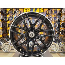 R1 Jant 4 Adet R1-212 8.5*19 5*112 ET35 Black Jant Yenilenmiş (Takım)