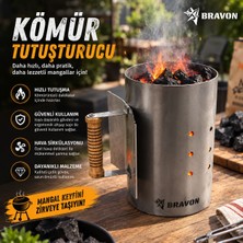 Bravon Outdoor Tutuşturma Bacası , Kömür Ateşleme Bacası, Har Bacası