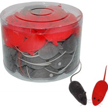 Fatih-Pet YN-Q036A Plastik Kedi Oyuncağı Fare 6 cm