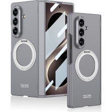 Galaxy Z Fold 8 Ultra Kılıf M-Safe Şarj Özellikli Xemu Kıpta Kpt-07 Ring Standlı Sert Pc Kılıf