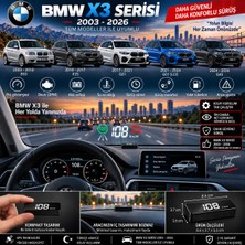 Bowie Bmw X3 Serisi 2003-2026 Modeller Için Head Up Display Hayalet Gösterge Ekranı Ön Cam Hız Göstergesi