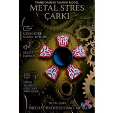 Oyuncak Sahili Stres Çarkı Metal Transformers Optimus Prime Model Stabil Dönüş 5li Demir Oyun Çarkı 4.5cm