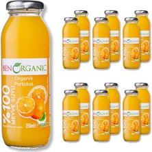 TeknoKapsül Benorganic Portakal Suyu 250 ml Cam Şişe