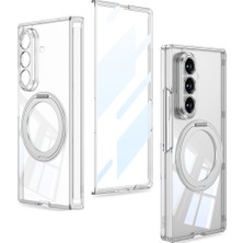 Galaxy Z Fold 8 Ultra M-Safe Şarj Özellikli Aden Kıpta Kpt-02 Standlı Kılıf